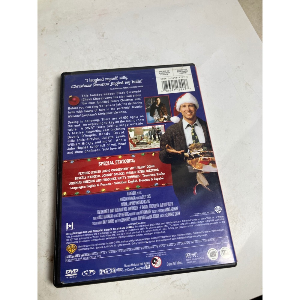 National Lampoon's Christmas Vacation DVD Special Edition Chevy Chase Comedy - Picture 2 of 6